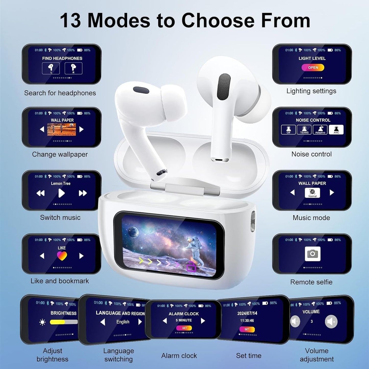 TouchPods Mini with LED Touch Screen -6 MONTHS WARRANTY- 7 DAYS REPLACEMENT