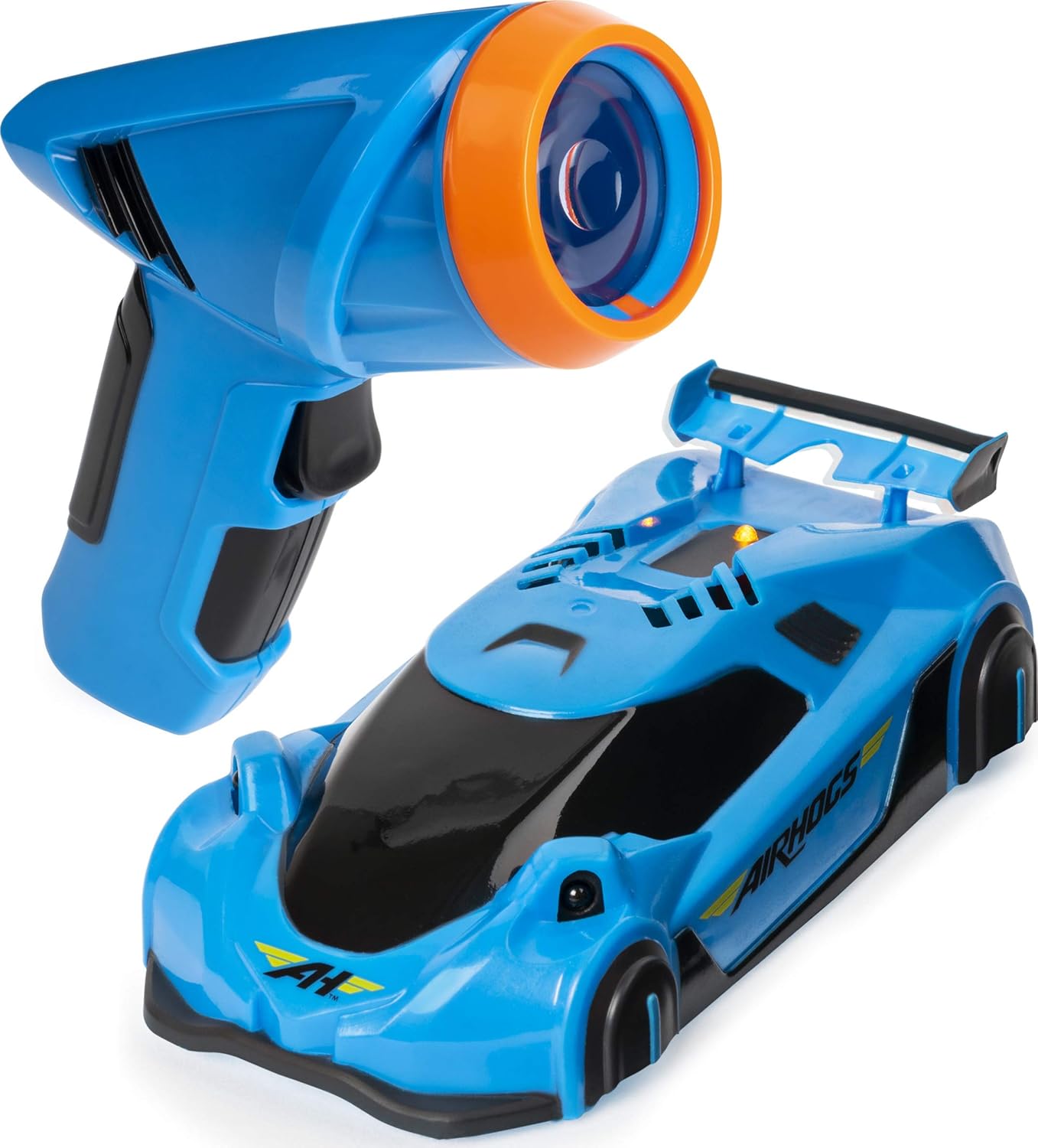 Laser Control Wall Climbing Race Car, Laser-Guided, With 360 Degree Rotation, Zero Gravity., Multicolor (FREE RC HELICOPTER)