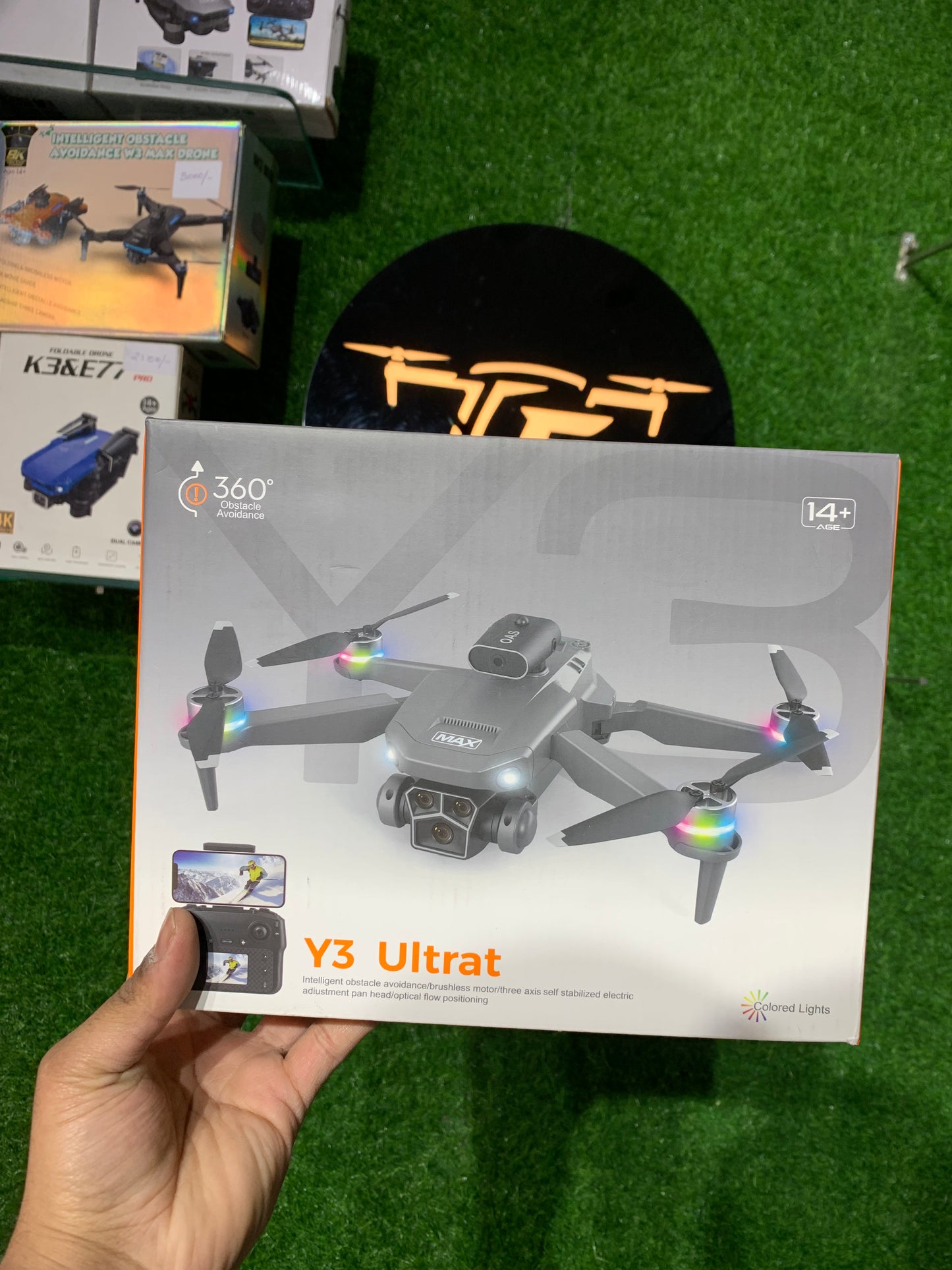 M3 Y3 Ultra Drone Brushless Gimbal Camera With Remote Display