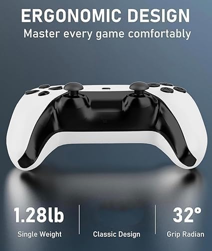 DWH Wireless Video Games for Tv Gaming, Retro Gaming Console with Game Stick 1080p HD Game Stick, Plug & Play TV Video Game Set for 2 Player with 10 Emulators 24000+ Games 2.4G Wireless