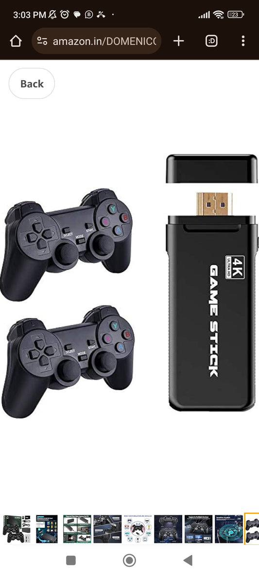 Wireless Video Games for Tv -6 MONTHS WARRANTY- 7 DAYS REPLACEMENT