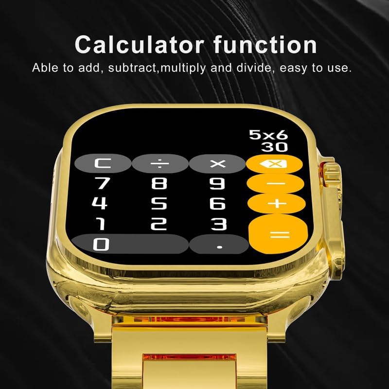 Smart Watch Golden, Golden Smartwatch-6 MONTHS WARRANTY- 7 DAYS REPLACEMENT