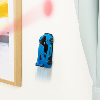Laser Control Wall Climbing Race Car, Laser-Guided, With 360 Degree Rotation, Zero Gravity., Multicolor (FREE RC HELICOPTER)