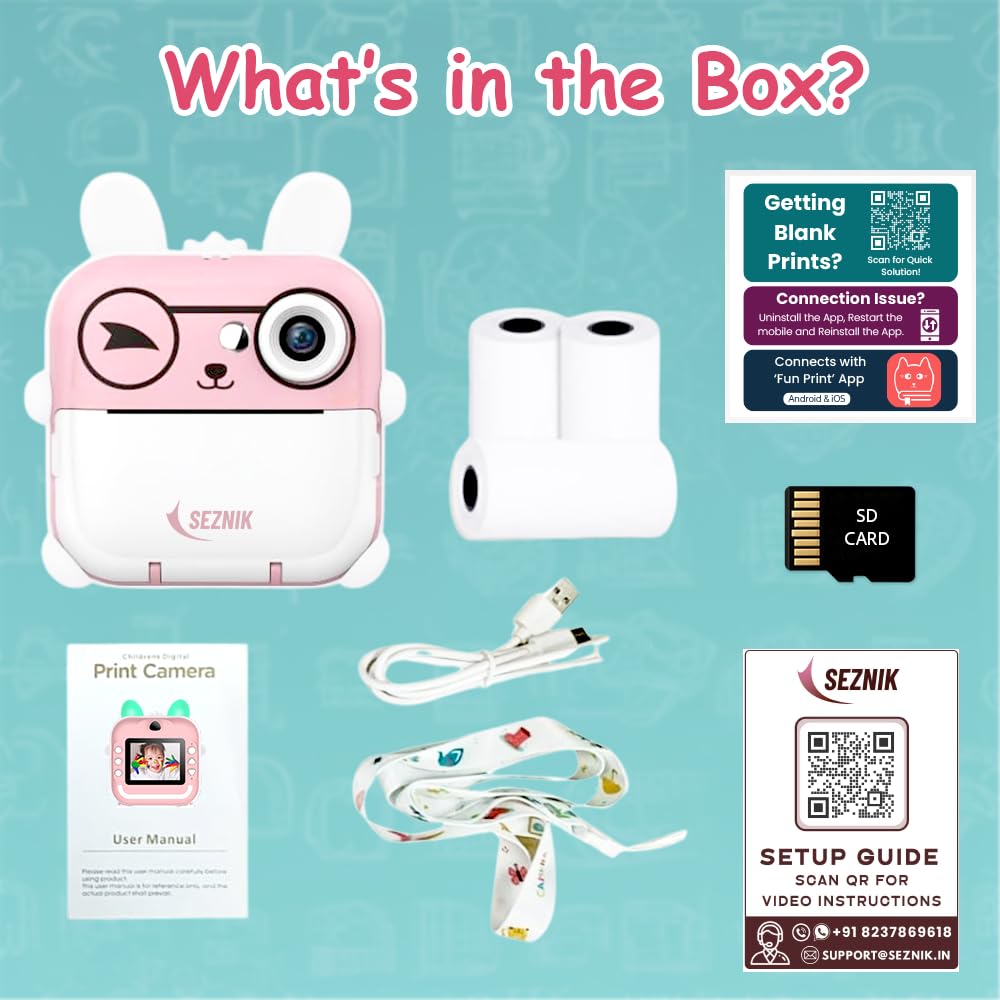 MINI PRINTER 2 SIDE CAMERA 6 MONTHS WARRANTY 7 DAYS REPLACEMENT