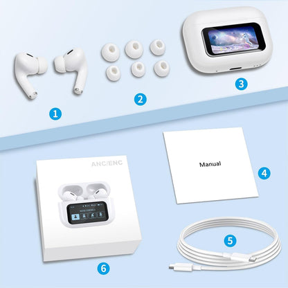 TouchPods Mini with LED Touch Screen -6 MONTHS WARRANTY- 7 DAYS REPLACEMENT