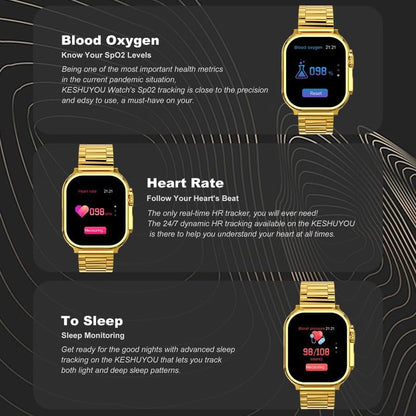 Smart Watch Golden, Golden Smartwatch-6 MONTHS WARRANTY- 7 DAYS REPLACEMENT