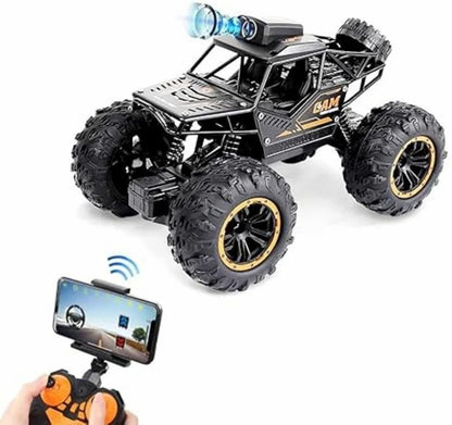 Rock Crawler R/c Car With Wifi Camera And Smoke (FREE RC HELICOPTER)