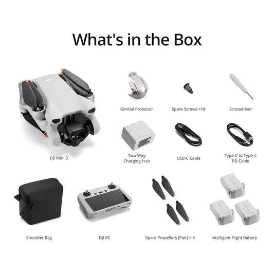 DJI MINI 4 GPS 4K Brushless Gimbal Camera Drone Big Display Remote