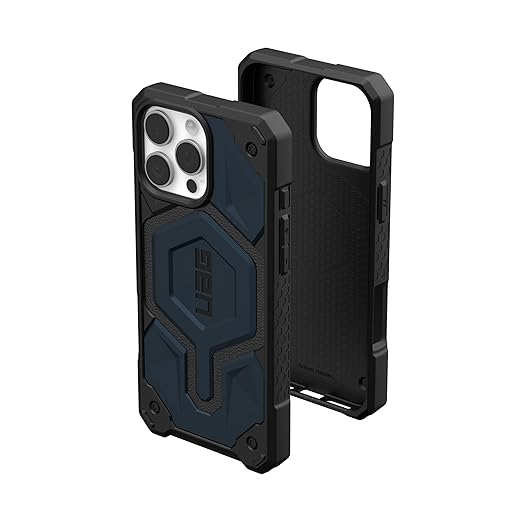 Urban Armor Gear TPU+PC UAG Monarch Pro Mag-Safe Compatible, Premium Rugged Protective Case/Cover , (Military Drop Tested) - Mallard, Blue