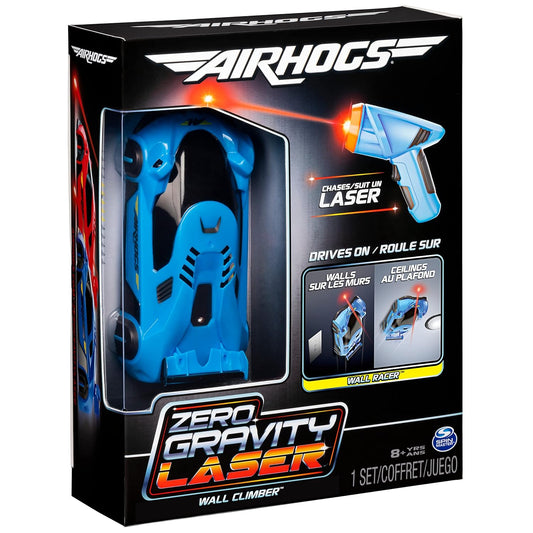 Laser Control Wall Climbing Race Car, Laser-Guided, With 360 Degree Rotation, Zero Gravity., Multicolor (FREE RC HELICOPTER)