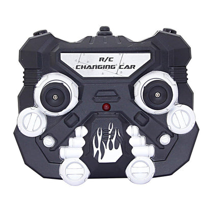Remote Control Changing Robot Car Yellow (FREE RC HELICOPTER)