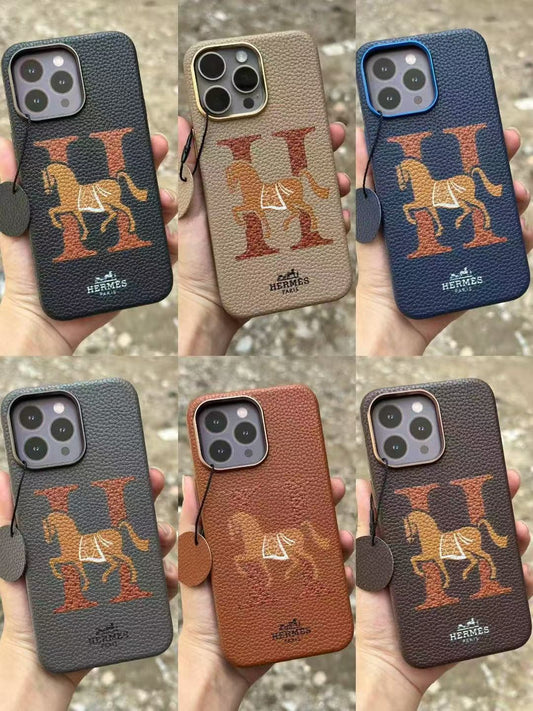 HERMES CASE LEATHER BACK