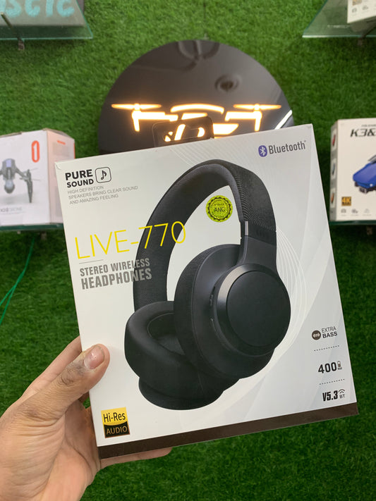 LIVE 770 ANC WIRELESS HEADPHONE [6 MONTHS WARRANTY , 7 DAYS REPLACEMENT ] (FREE SPEAKER)