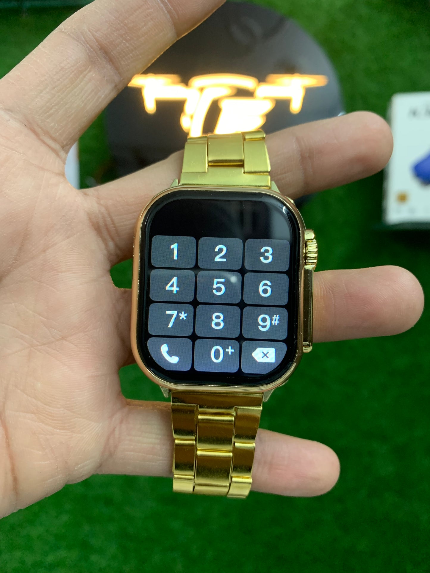 Golden Watch [7 in 1] ( Free Speaker)