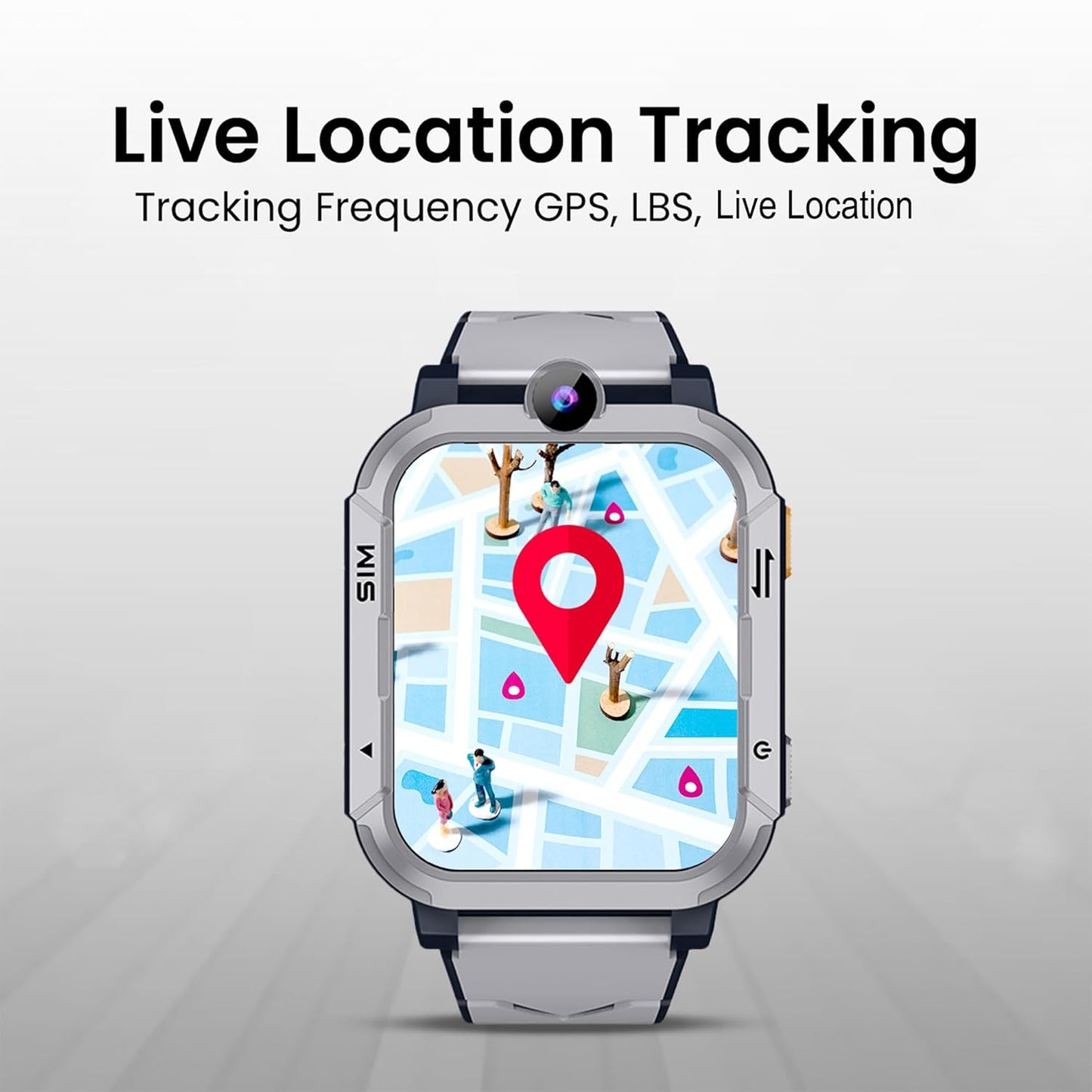 5G ANDROID SIM WATCH WITH GPS (FREE SPEAKER)
