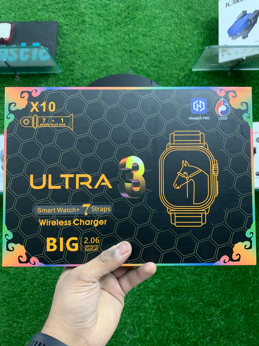 Golden Watch [7 in 1] ( Free Speaker)