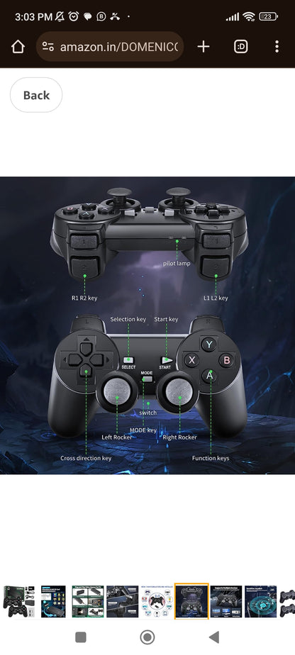 Wireless Video Games for Tv -6 MONTHS WARRANTY- 7 DAYS REPLACEMENT