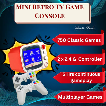 Hgworld Retro H7 Game Box gaming console for tv With 2 Player Portable Sup Game Box 3.5"TV Screen Rechargeable Battery Handheld Console Hand Video Game For TV 512MB GB with 700+ Classic Video Game Handheld, Best Gift All Ages, Mario Game Tv Game Set