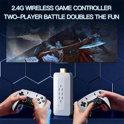 M22 Retro Game Stick - Wireless HD, 52 Emulators, 30,000+ Games, 64GB, Classic Edition with Takken/GTA Vcity/God of War