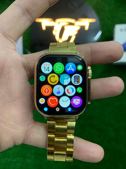 Golden Watch [7 in 1] ( Free Speaker)