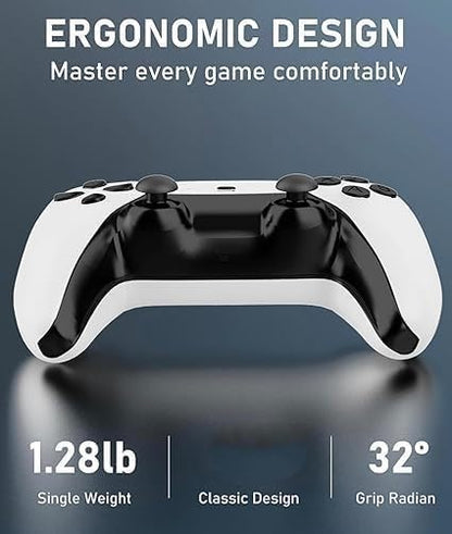 DWH Wireless Video Games for Tv Gaming, Retro Gaming Console with Game Stick 1080p HD Game Stick, Plug & Play TV Video Game Set for 2 Player with 10 Emulators 24000+ Games 2.4G Wireless
