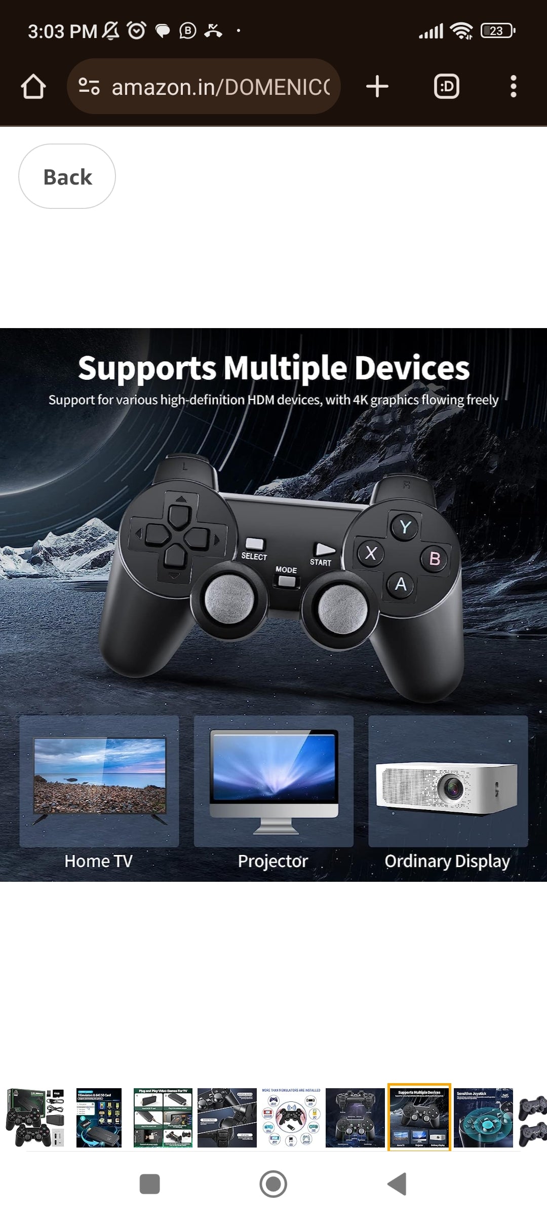 Wireless Video Games for Tv -6 MONTHS WARRANTY- 7 DAYS REPLACEMENT