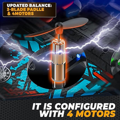 RC Fighter Jet with 2.4GHz Remote Control – Quadcopter Plane for Kids & Adults, USB Rechargeable with LED Night Lights, Beginner-Friendly Design