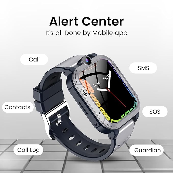 5G ANDROID SIM WATCH WITH GPS (FREE SPEAKER)