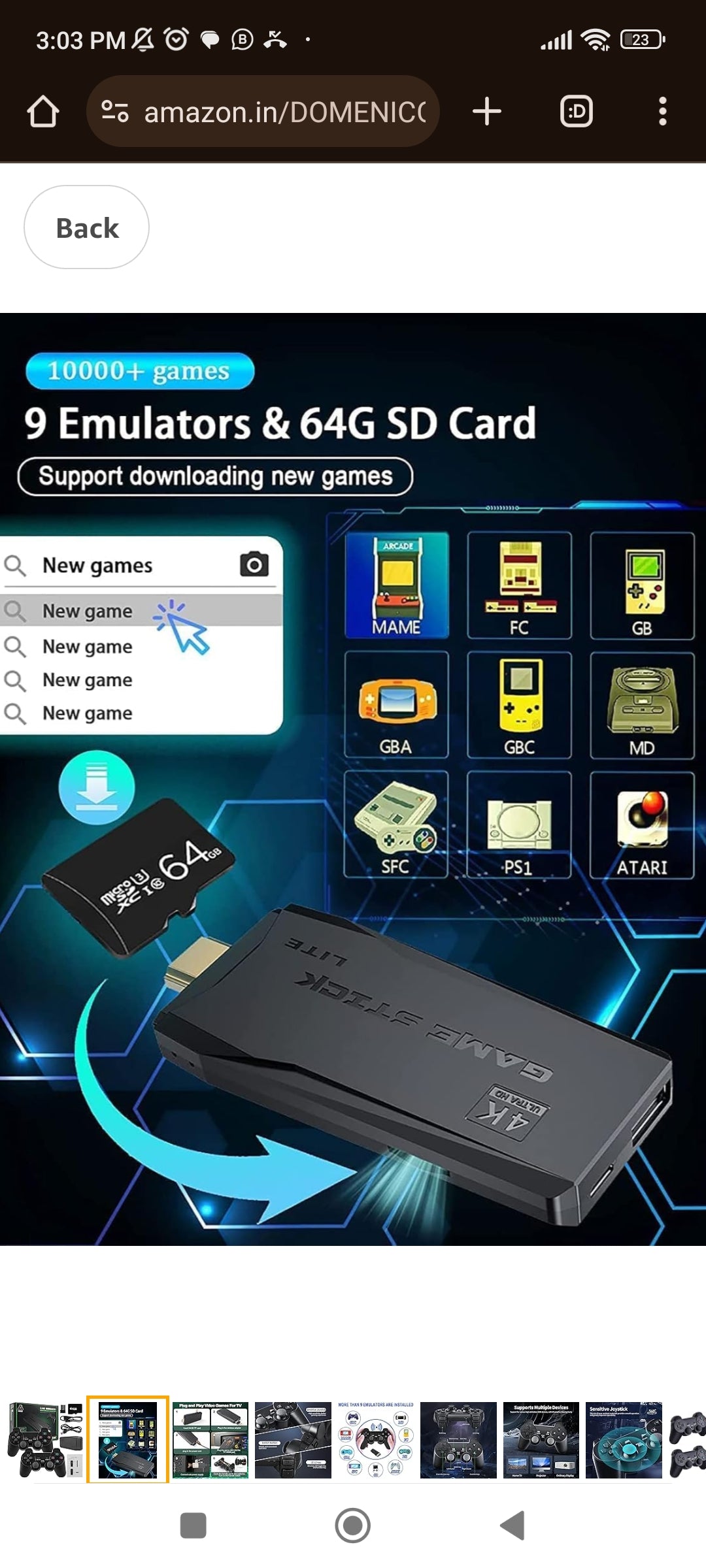 Wireless Video Games for Tv -6 MONTHS WARRANTY- 7 DAYS REPLACEMENT